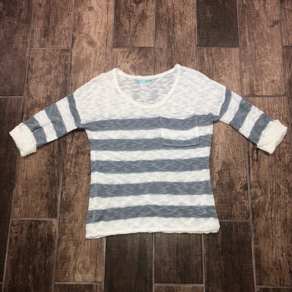 Soft Knit Striped Sweater